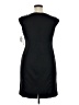 Sandra Darren 100% Polyester Solid Black Cocktail Dress Size 14 (petite) - photo 2