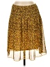 Max Studio 100% Polyester Animal Print Gold Casual Skirt Size S - photo 1