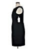 Sandra Darren 100% Polyester Solid Black Cocktail Dress Size 14 (petite) - photo 5