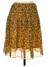 Max Studio 100% Polyester Animal Print Gold Casual Skirt Size S - photo 2