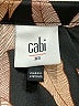 CAbi 100% Polyester Floral Brown Short Sleeve Blouse Size XS - photo 7