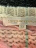 LoveShackFancy Hearts Pink Wool Pullover Sweater Size XS - photo 7