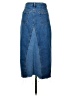 Shein Blue Denim Skirt Size 2 - photo 2