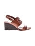 Tory Burch Brown Wedges Size 5 - photo 1