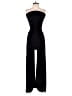 FUZZI Solid Black Jumpsuit Size XS - photo 1
