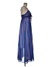 Unbranded 100% Polyester Stripes Blue Cocktail Dress Size M - photo 4