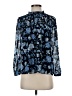 J.Crew Blue Long Sleeve Blouse Size XS - photo 1
