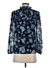 J.Crew Blue Long Sleeve Blouse Size XS - photo 2