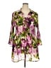 East5th 100% Polyester Purple 3/4 Sleeve Blouse Size 2X - photo 1