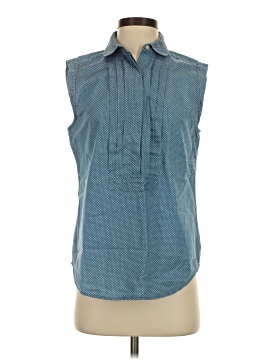 Ann Taylor Loft Sleeveless Button Down Shirt