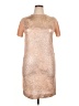 Tory Burch Metallic Tan Pink Cocktail Dress Size XL (estimated) - photo 1