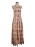NANETTE Nanette Lepore 100% Rayon Paisley Brown Casual Dress Size S - photo 1
