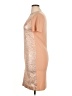Tory Burch Metallic Tan Pink Cocktail Dress Size XL (estimated) - photo 5
