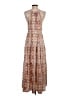 NANETTE Nanette Lepore 100% Rayon Paisley Brown Casual Dress Size S - photo 2