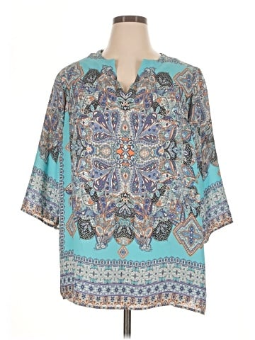 Cynthia Rowley 3/4 Sleeve Blouse (view 1)