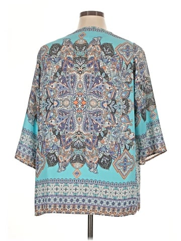 Cynthia Rowley 3/4 Sleeve Blouse (view 2)