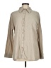 Shein 100% Polyester Solid Tan Long Sleeve Blouse Size 6 - photo 1