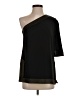 BCBGMAXAZRIA 100% Polyester Black 3/4 Sleeve Top Size XS - photo 1