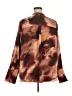 Torrid 100% Polyester Brown Long Sleeve Blouse Size 2X (2) - photo 2
