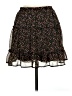 Sienna Sky 100% Polyester Floral Black Casual Skirt Size M - photo 2