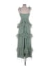 Lulus 100% Polyester Green Cocktail Dress Size S - photo 2