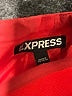 Express 100% Polyester Solid Red Casual Skirt Size 6 - photo 4