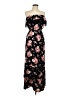 Forever 21 100% Rayon Floral Black Casual Dress Size L - photo 1