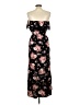 Forever 21 100% Rayon Floral Black Casual Dress Size L - photo 2