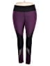 LIVI Active Color Block Purple Active Pants Size 22 - photo 1