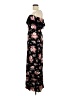 Forever 21 100% Rayon Floral Black Casual Dress Size L - photo 5