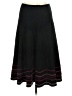 Sunny Leigh Chevron-herringbone Black Formal Skirt Size 6 - photo 2