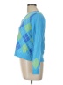 Kate Hill Argyle Blue Pullover Sweater Size L (petite) - photo 5
