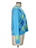 Kate Hill Argyle Blue Pullover Sweater Size L (petite) - photo 4