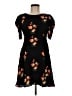 Zara Basic Print Black Casual Dress Size M - photo 1