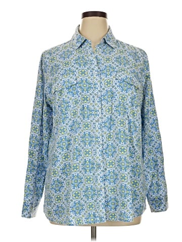 Kim Rogers Long Sleeve Button-Down Shirt (view 1)