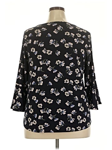 Carmen Carmen Marc Valvo 3/4 Sleeve Blouse (view 2)