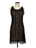 Lapis Chevron-herringbone Black Cocktail Dress Size L - photo 1