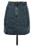 Free People Solid Blue Denim Skirt Size 2 - photo 2