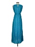 Escapada 100% Rayon Blue Casual Dress Size S (estimated) - photo 2
