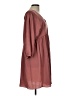 Everly 100% Polyester Solid Burgundy Casual Dress Size L - photo 4