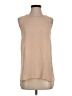 Vince. 100% Polyester Tan Sleeveless Blouse Size S - photo 1