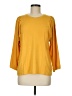 Chico's Yellow 3/4 Sleeve Top Size M - photo 1