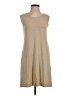 Charming Charlie Solid Tan Casual Dress Size S - photo 1