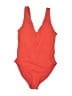 Athleta Solid Red One Piece Swimsuit Size XXS - photo 1