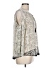 Les Serein 100% Polyester Ivory 3/4 Sleeve Blouse Size L - photo 4