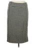 H&M Houndstooth Black Formal Skirt Size 8 - photo 1