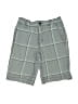 Old Navy 100% Cotton Plaid Gray Green Board Shorts Size 6R - photo 1