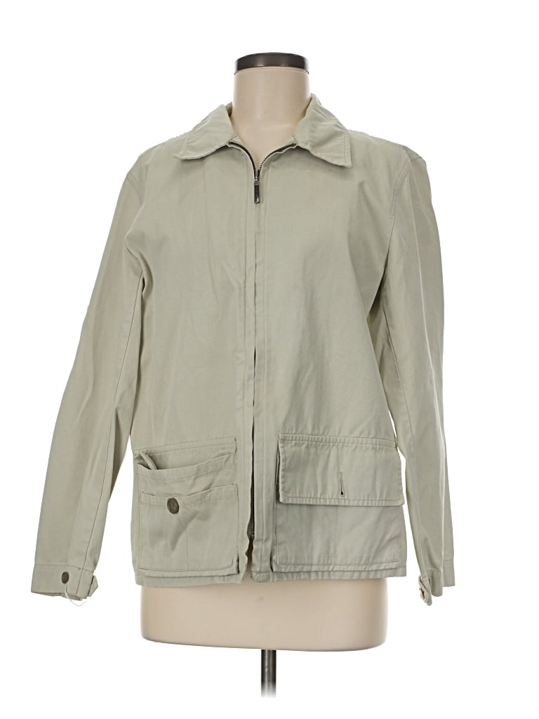 Pre-owned Jcrew Jacket In Green