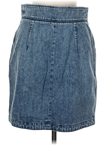 La Vie Rebecca Taylor Denim Skirt (view 1)