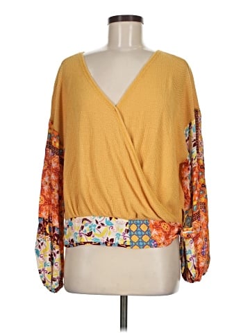 Blu Pepper Long Sleeve Blouse (view 1)
